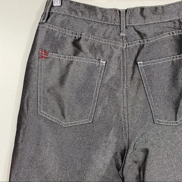 3 for $20 🌟 BDG Dark Silver Metallic Straight Leg Jeans - Picture 4 of 7
